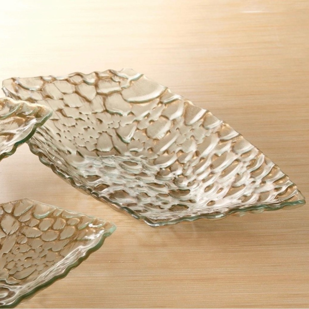 Gold and Glass tray